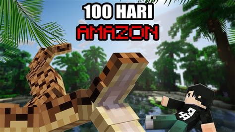 Hari Di Minecraft Hardcore Tapi Hutan Amazon Youtube
