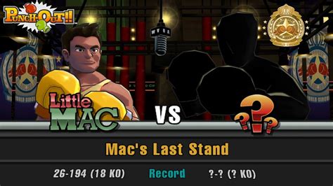 Punch Out Macs Last Stand Youtube