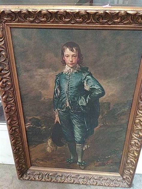 Antique The Blue Boy By Thomas Gainsborough Art