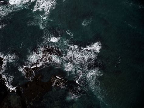 Ocean Waves Aerial View Wallpapers Wallpaper Cave
