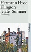 Klingsors letzter Sommer. Buch von Hermann Hesse (Suhrkamp Verlag)