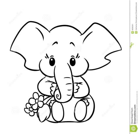 Más De 25 Ideas Increíbles Sobre Dibujo Sencillo De Elefante En
