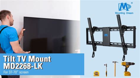 How To Hang Tv On Wall Tutorial With Mounting Dream Full Motion Tv