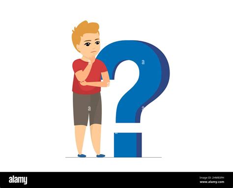 Student Asking Question Student Stock Vector Images Alamy
