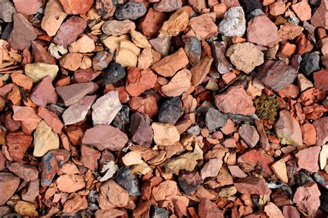 Red And Black Rocks Gravel Texture Picture Free Photograph Photos