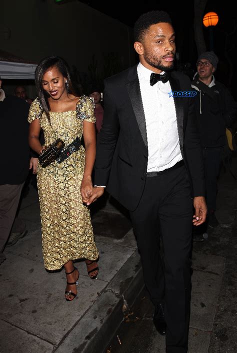 Kerry Washington And Nnamdi Asomugha Spotted After The Golden Globes