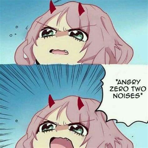 Angry Zero Two Wiki Anime Amino