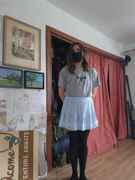 just got this skirt cant tell if its to short or not opinions please be honest i can always
