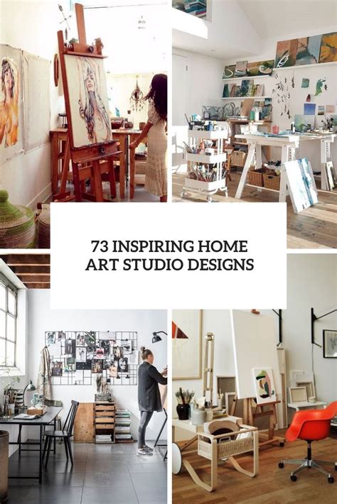 73 Inspiring Home Art Studio Designs Digsdigs