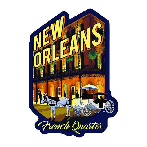 French Quarter New Orleans Sticker Decal The Civil Right