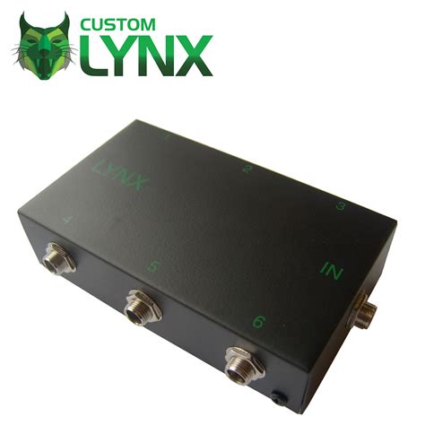 1 Into 6 Headphone Splitter Box Balanced 635mm 14″ Custom Lynx
