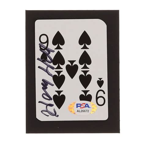 Henry Hill Signed Playing Card Psa Pristine Auction