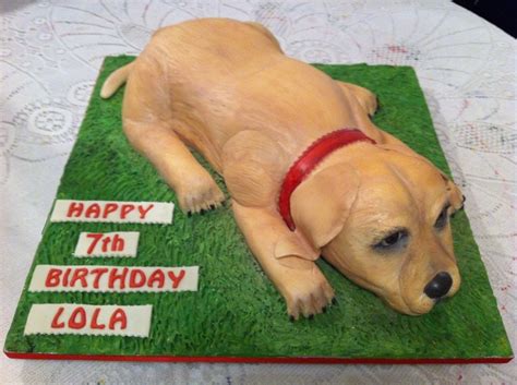 10 Labrador Retriever Cakes Photo Black Labrador Birthday Cake