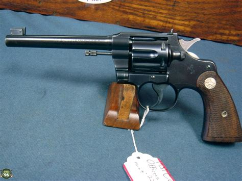 Sold 1937 Colt Officers Model Revolver 22 Lrvery Sharp Pre98