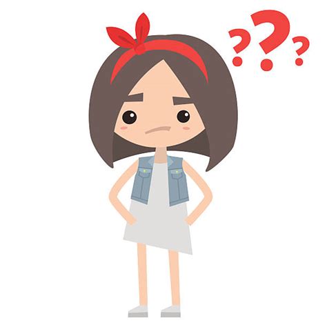 Best Confused Girl Illustrations Royalty Free Vector Graphics And Clip