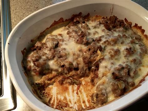 It's the perfect side to a quick dinner. Keto Casserole, Ground Beef and Mozzarella — BLOG