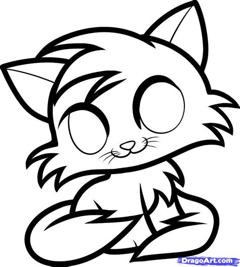 Anime Cat Coloring Pages At Getdrawings Free Download