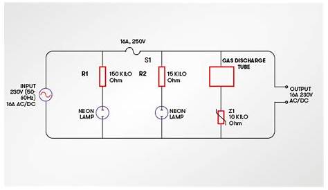 surge protector circuit diagram