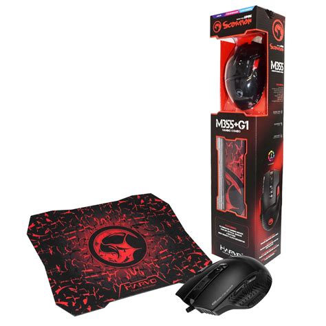 Marvo Usb 7 Colour Led Black Gaming Mouse With G1 Small Gaming Mouse