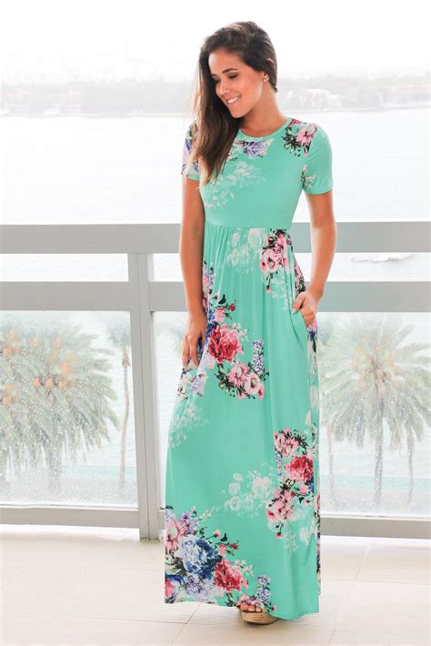 Online Boutiques Printed Casual Dresses Maxi Dresses Casual Modest