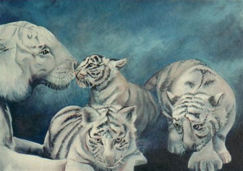 Tigers Painting By Casey Rhodes Fine Art America
