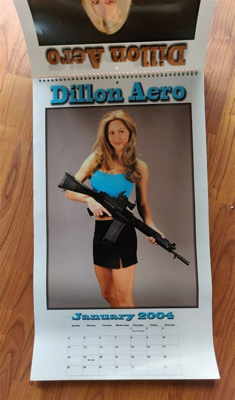 Dillon Aero 2004 Calendar Vintage Complete Girls W Guns Ebay