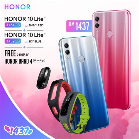 It is not known when the honor 10 lite 64gb will be heading to malaysia but nevertheless, honor malaysia has stated that it will be priced at rm 799. Honor Malaysia offers a double Honor 10 Lite and Honor ...