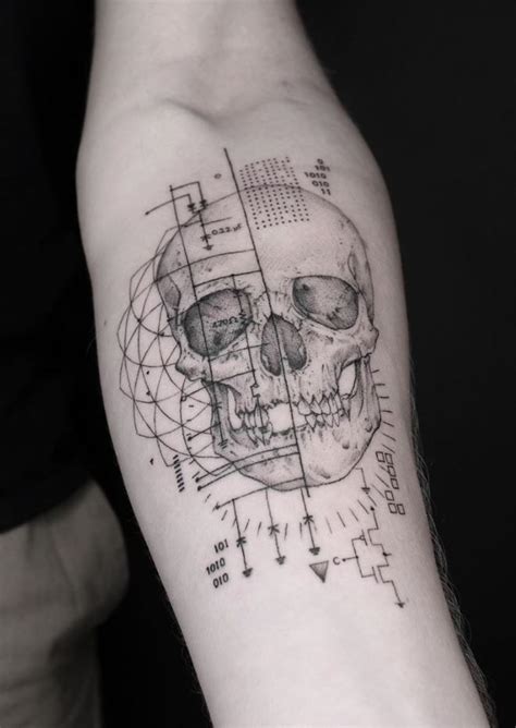 Awesome Skull Tattoo Get An Inkget An Ink Skull Tattoo Subtle