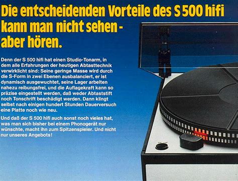 Telefunken S500 턴테이블 기대와 상상 빈티지 오디오 콘텐츠와 판매 오디오퍼브