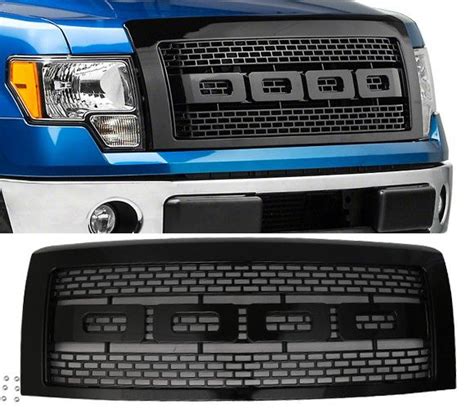 2009 2014 Ford F 150 Raptor Style Front Bumper Grille Hood Mesh With