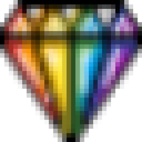 Pixilart Rainbow Diamond By Toklopray