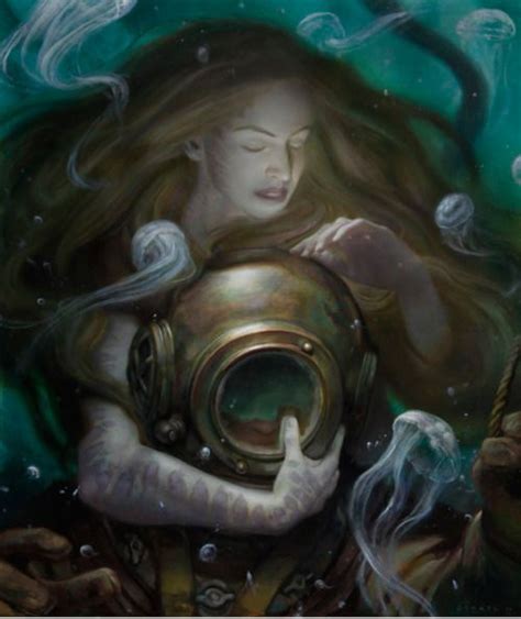 The Art Of Animation Mermaid Art Deep Sea Diver Art Diver Art