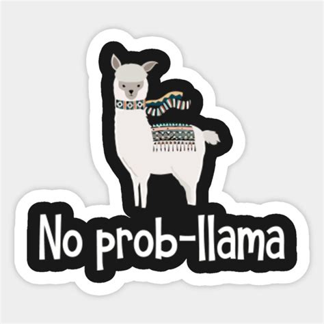 Cute Llama Cute Llama Sticker Teepublic