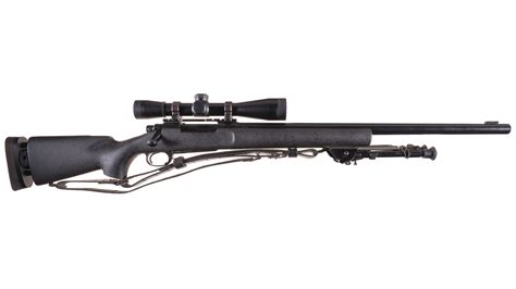 U S Marked Remington Model 700 M24 SWS Bolt Action Sniper Rifle Barnebys
