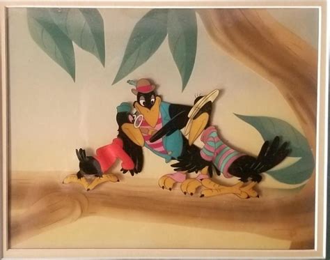 Sold Price Disney Dumbo 1941 Animation Cel Of Three Crows October 3