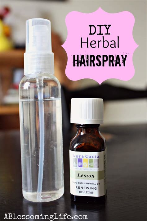Top 11 Diy Homemade Hair Spray Recipes Natural And Healthy Living