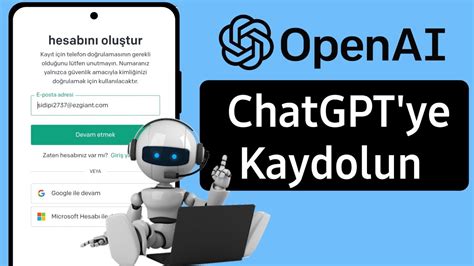 chat gpt hesabı nasıl oluşturulur açılır chatgpt nasıl kullanılır youtube