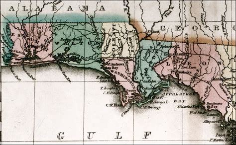 Geographical Statistical And Historical Map Of Florida 1827