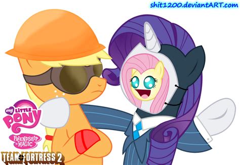 The Spy And The Engineer Mlp X Tf2 By Shit1200 On Deviantart