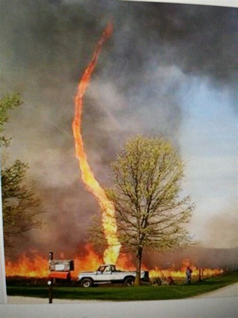 Wow Fire Whirl Fire Tornado Real Tornado Strange Weather Extreme