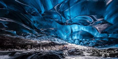 A Glacier Cave In Vatnajokull National Park Iceland With Images