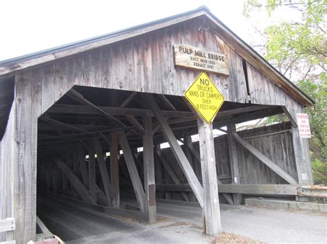 Pulp Mill Covered Bridge Middlebury Vermont Flickr Photo Sharing