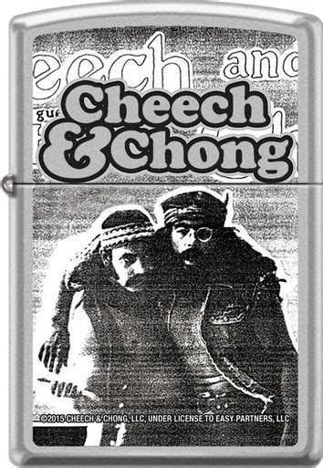 Cheech And Chong Party Chrome Zippo Lighter Cheech And Chong