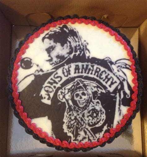 Sons Of Anarchy Cakes Chocolate Portrait Sons Of Anarchy Cake 3d