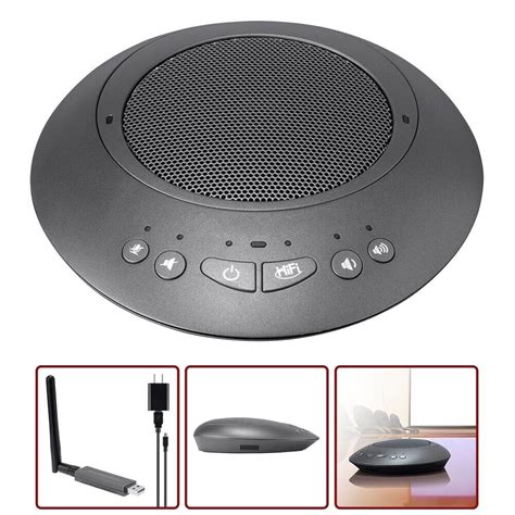 Wireless Usb Conference Meeting Mic And Speaker Omnidirectional