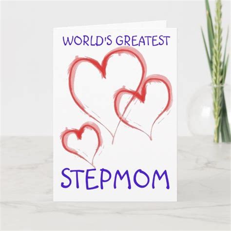 Worlds Greatest Stepmom Card In 2021 Birthday Cards For