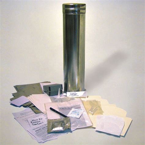 6x24 Time Capsule Mr Future Basic Stainless Steel Tube