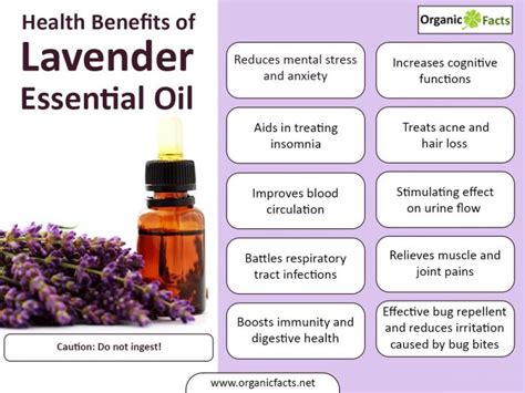 health benefits of lavender essential oil organic facts