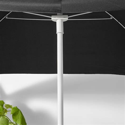 BramsÖn FlisÖ Patio Umbrella With Base Black Ikea