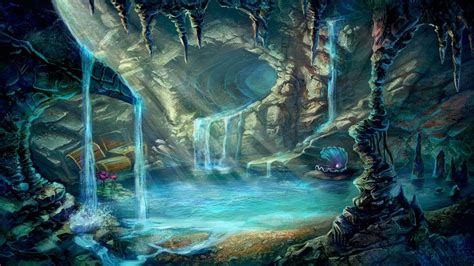 Pearl Cave By Lissnoir On Deviantart Art Concept Art Fantasy Places